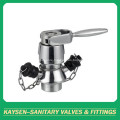 Sanitary food processing aseptic sampling valve